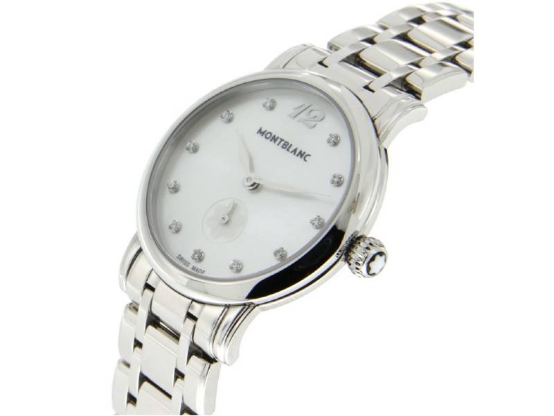 WOMEN'S WATCH QUARTZ STEEL/STEEL WITH DIAMONDS  STAR CLASSIQUE COLLECTION MONTBLANC 110305